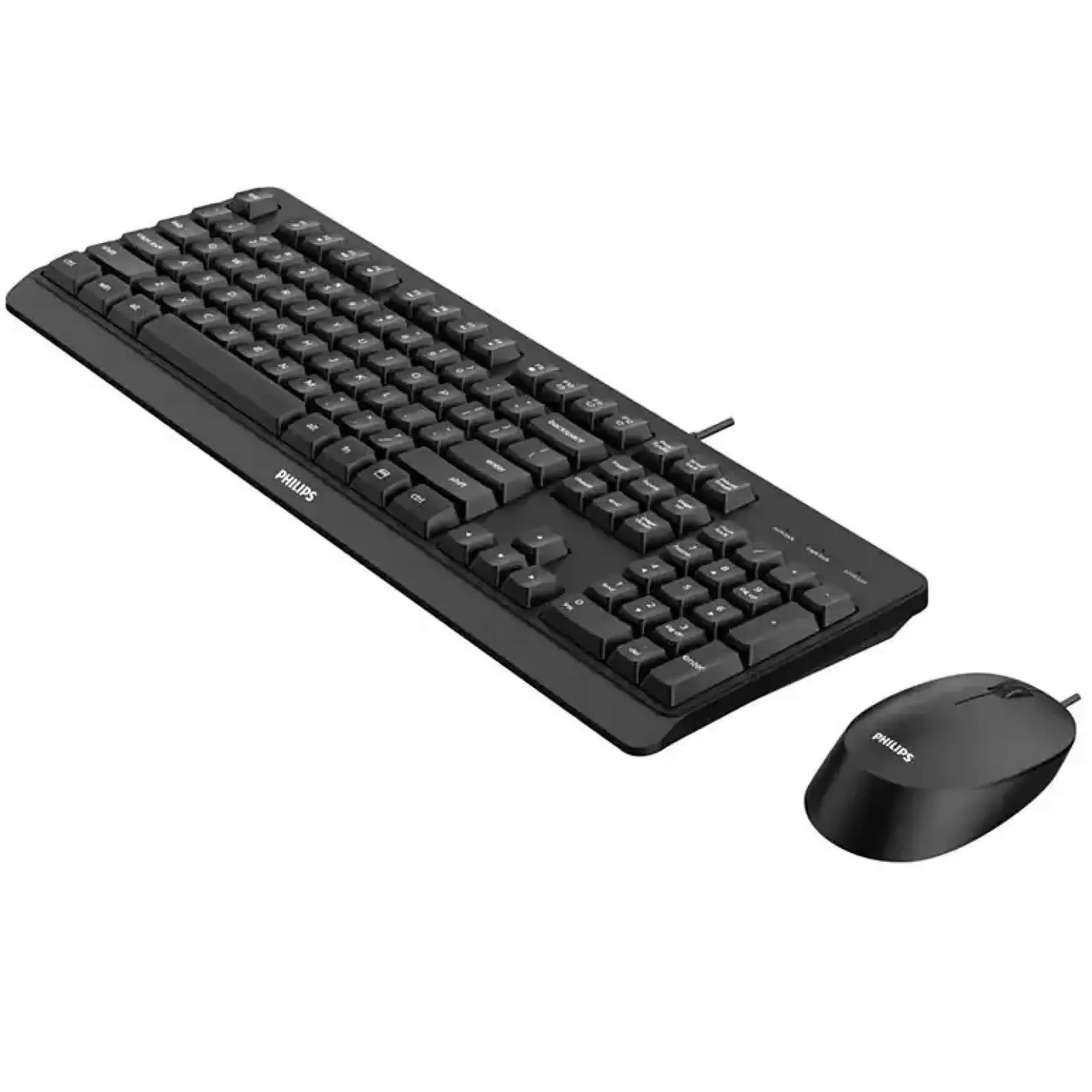 Комплект дротовий Philips 6207 (клавіатура + мишка) UA чорний (SPT6207BL/00) UA