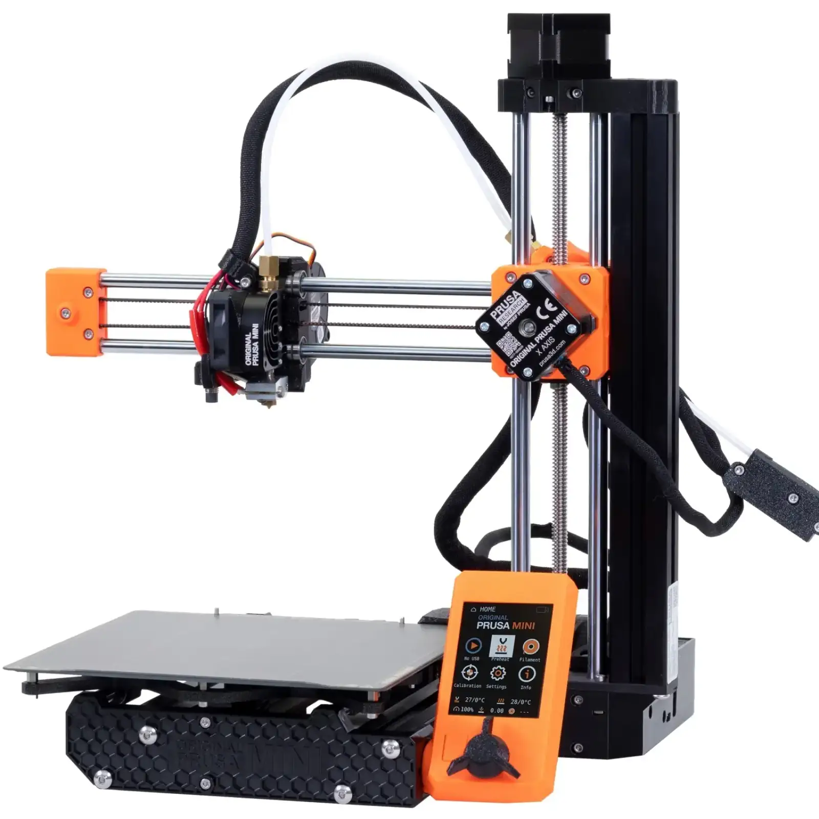 Принтер 3D Prusa MINI+ (FDM 1.75mm 180x180x180mm USB RJ-45 чорний) semi assembled (PR-8890) UA