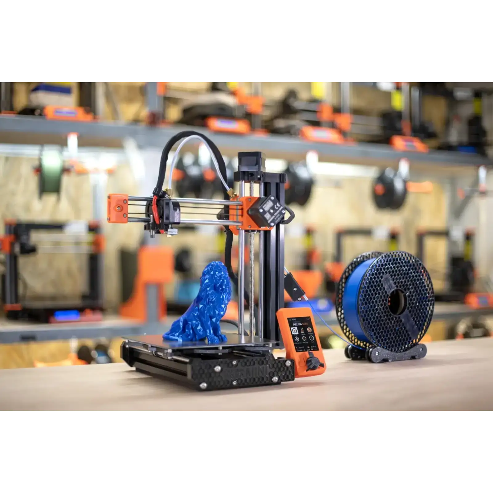 Принтер 3D Prusa MINI+ (FDM 1.75mm 180x180x180mm USB RJ-45 чорний) semi assembled (PR-8890) UA