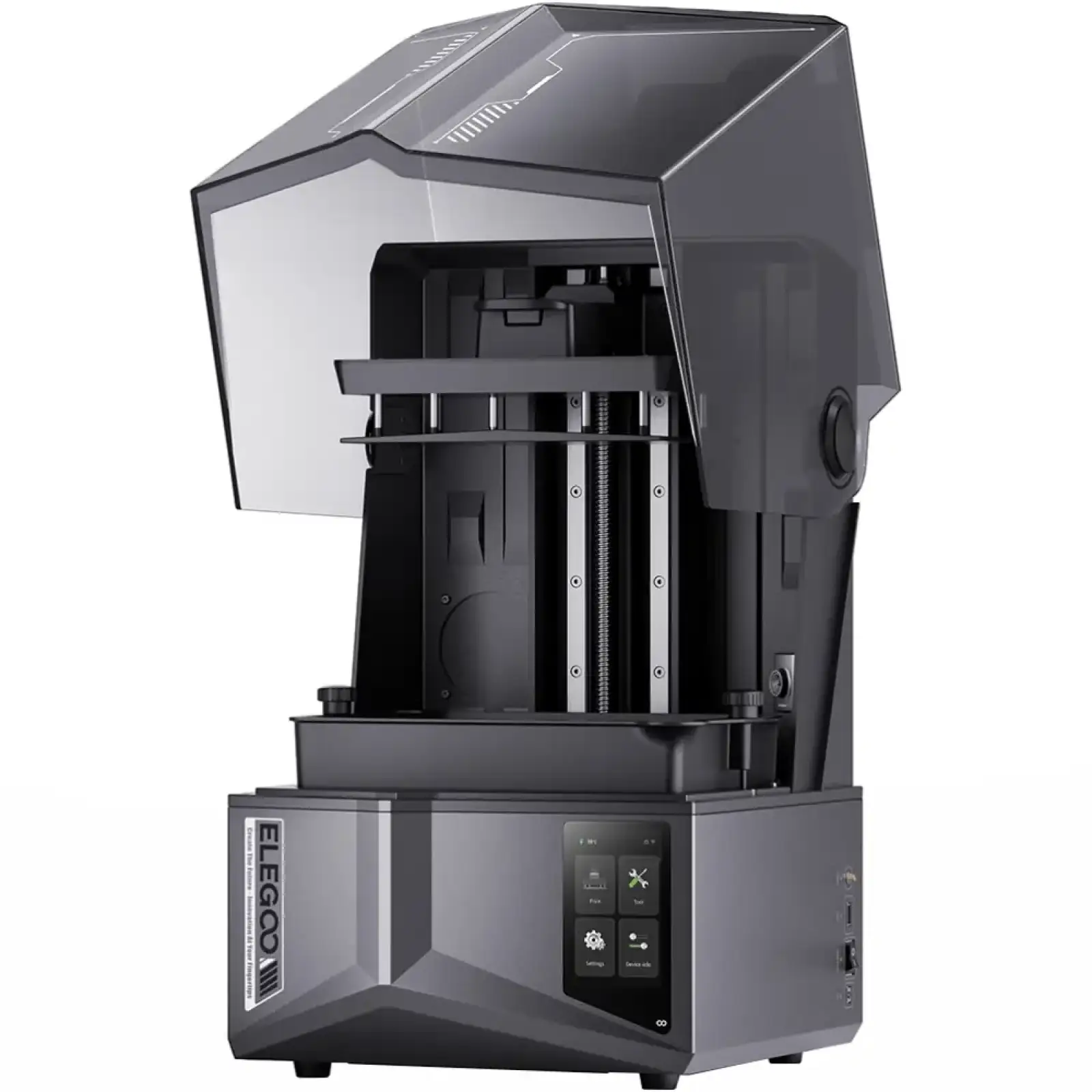 Принтер 3D ELEGOO Saturn 4 Ultra 12K(LCD ±0.1 mm Chitubox MSLA 218.88x122.88x220 mm WiFi USB сірий) (50.101.036300) UA