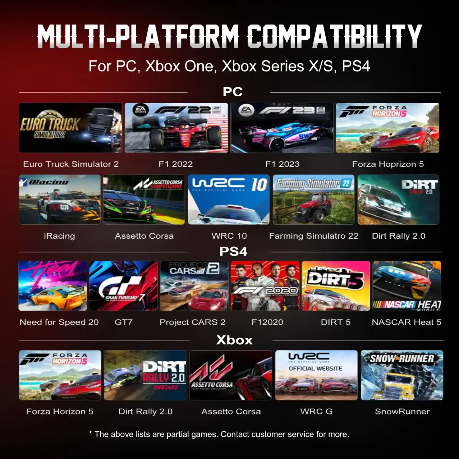 Кермо і педалі PXN V10 Ultra Bundle for PS4/XBOX/Xbox Series X|S/PC,17кн., подв. педалі, кермо 270мм (PXN-V10 Ultra EU) UA