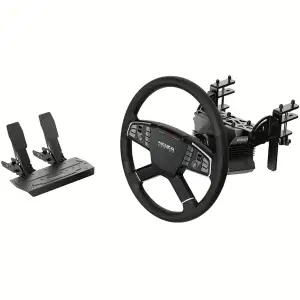 Кермо і педалі MOZA R5 Trucking Bundle for PC, 14кн., подв. педалі SR-PLite, кермо TSW (RS071_Moza) UA