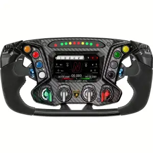 Кермо MOZA Racing Lamborghini Essenza SCV12, 31cм., екран 4.3", 8 кн. RGB, чорне (RS070_Moza) UA