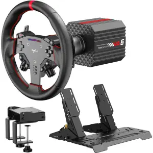 Кермо і педалі PXN VD6 Bundle for PC, 19кн., подв. педалі,кермо WAS 280мм (PXN-VD6 Bundle EU) UA
