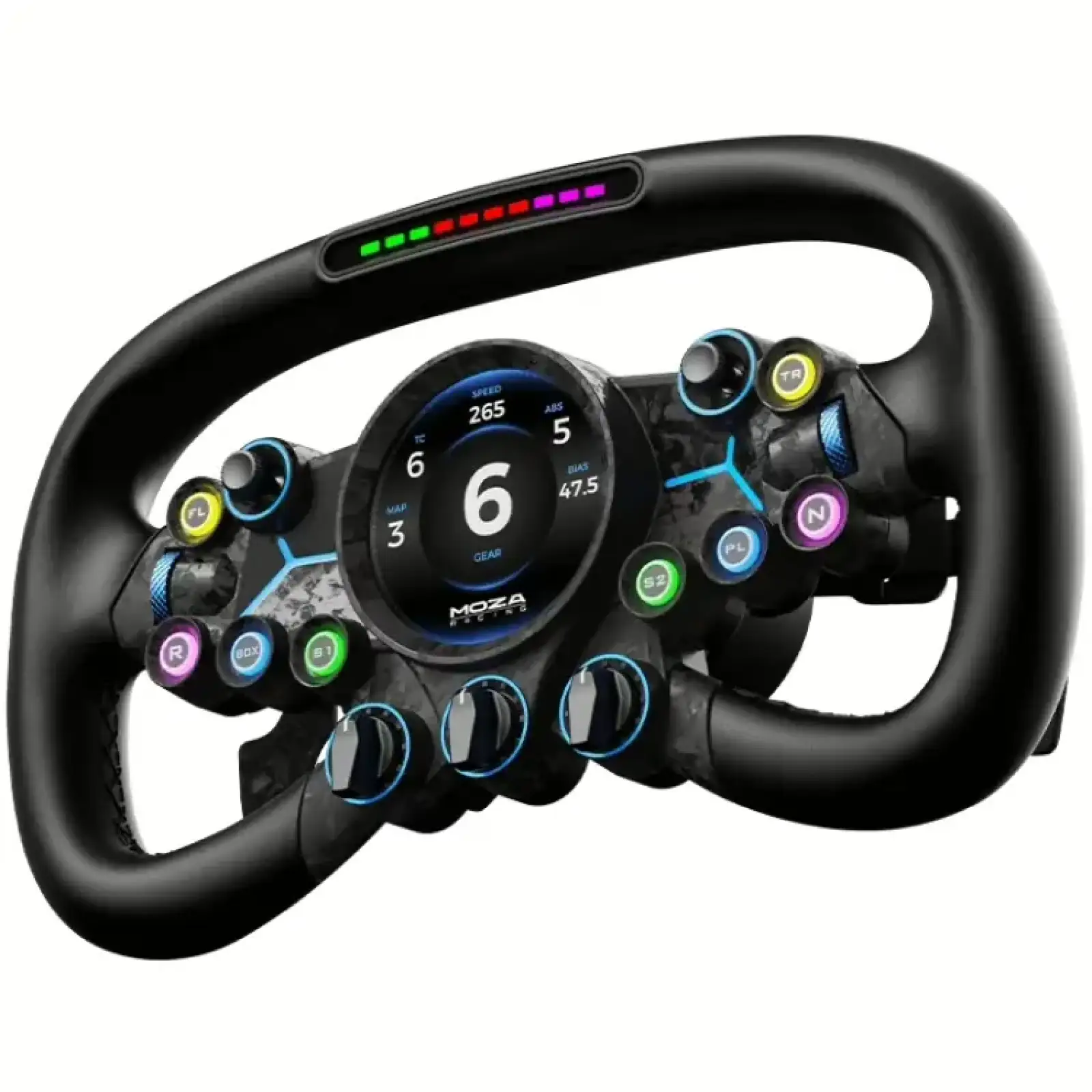 Кермо MOZA Racing Vision GS Steering, 31cм., екран 2.8
