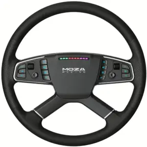 Кермо MOZA Racing TSW Truck 40cм.,14 кн. RGB, чорне (RS060_Moza) UA
