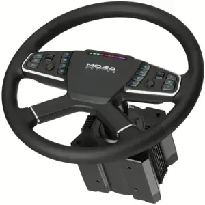 Кермо MOZA Racing TSW Truck 40cм.,14 кн. RGB, чорне (RS060_Moza) UA