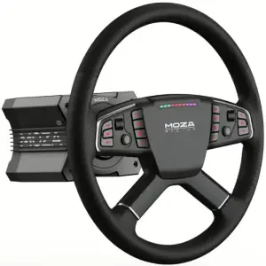 Кермо MOZA Racing TSW Truck 40cм.,14 кн. RGB, чорне (RS060_Moza) UA