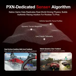 Кермо і педалі PXN VD4 Bundle for PC, 12кн., подв. педалі, кермо WAS 280мм (PXN-VD4 Bundle EU) UA