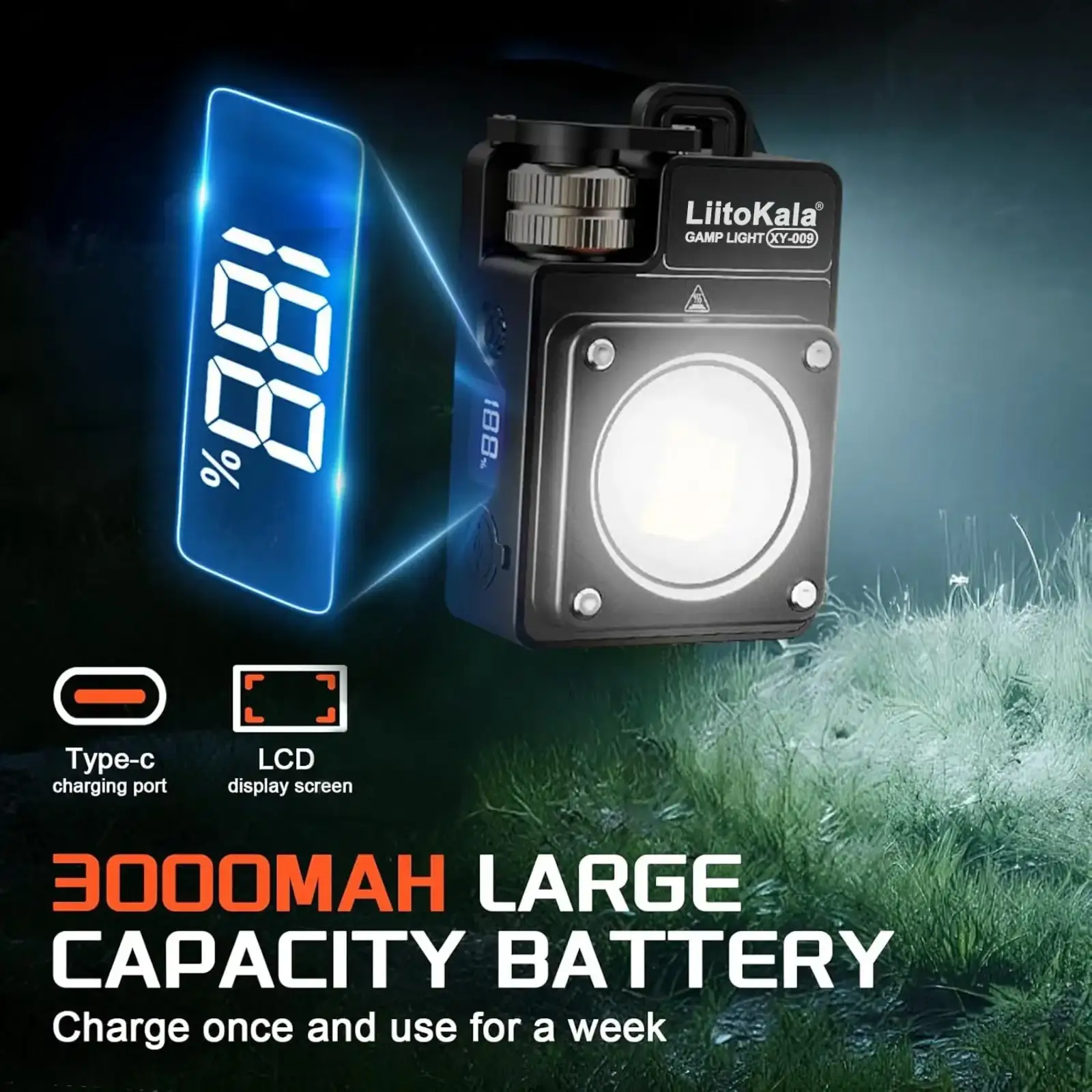 ЛІхтар LiitoKala для кемпінгу XY-009 UA