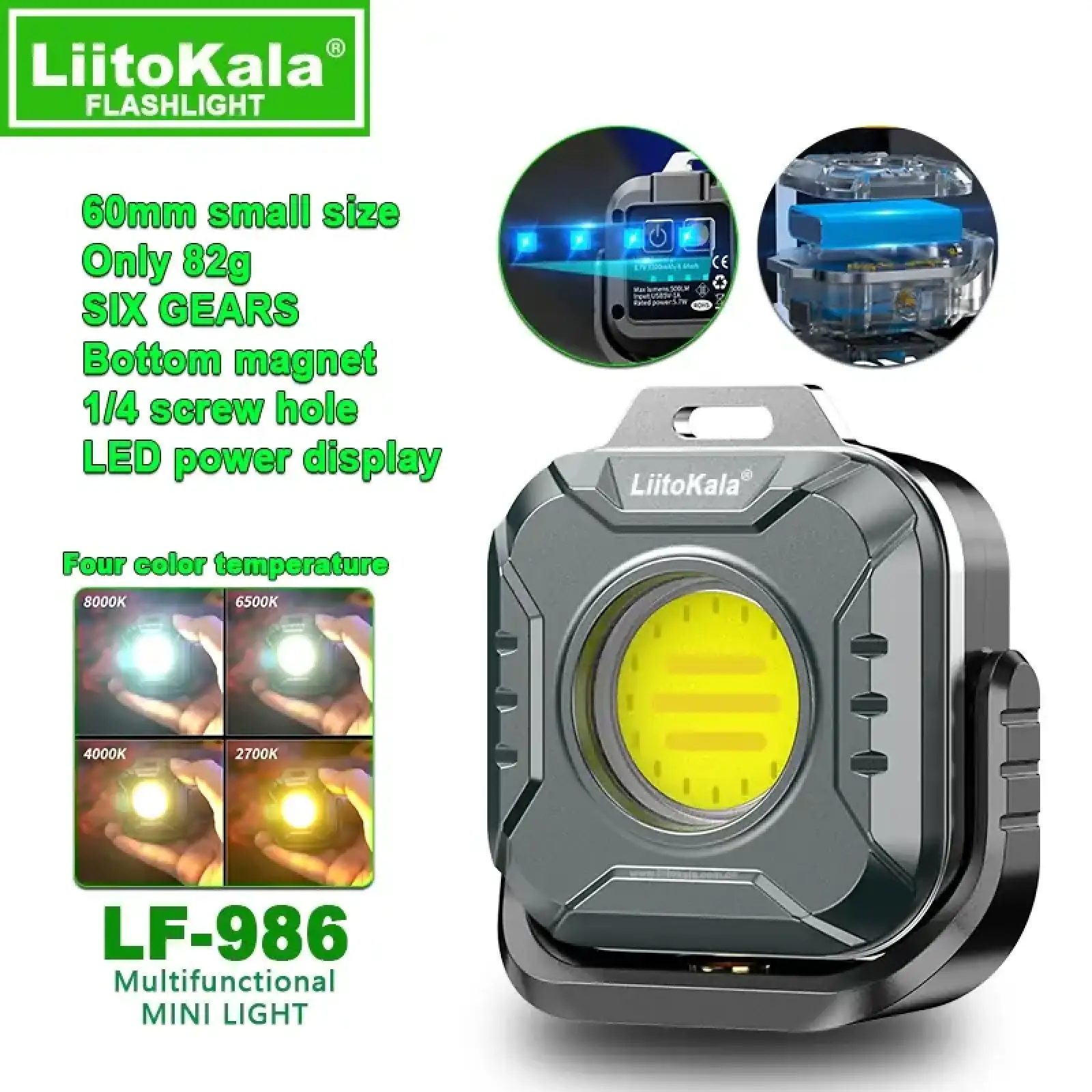 Ліхтар LiitoKala LF-986 UA