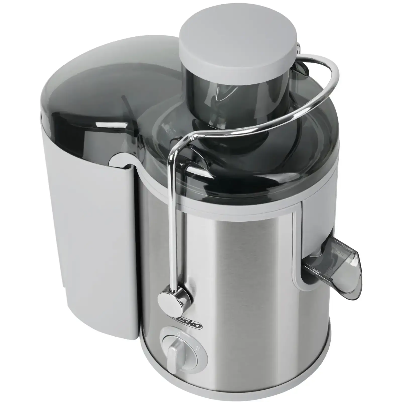 Соковитискач Mesko MS 4126 grey 600Вт/ контейнер для соку-0,45л/ контейнер для м'якоті-1,5л (MS4126G) UA