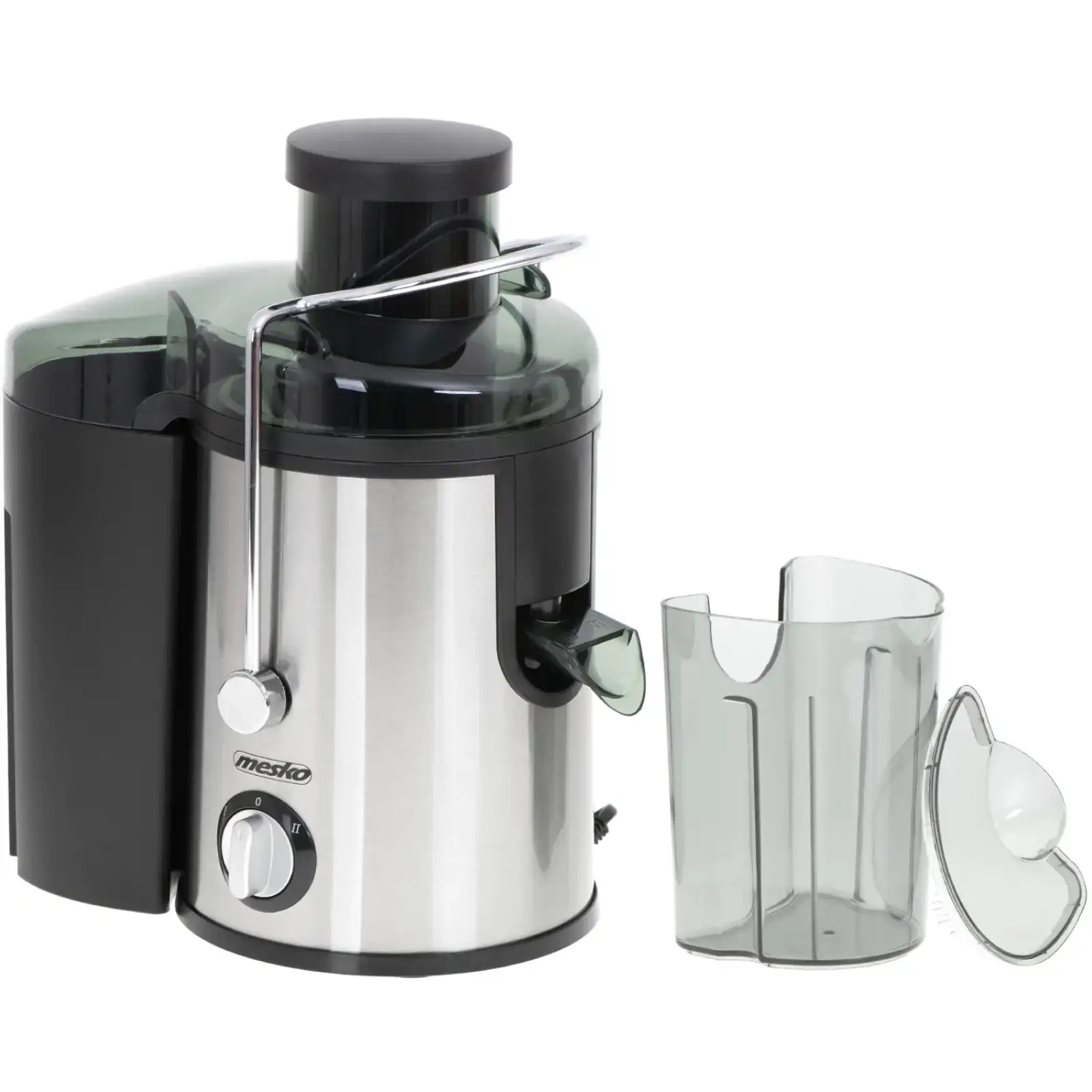 Соковитискач Mesko MS 4126 black 600Вт/ контейнер для соку-0,45л/ контейнер для м'якоті-1,5л (MS4126B) UA