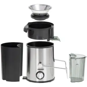 Соковитискач Mesko MS 4126 black 600Вт/ контейнер для соку-0,45л/ контейнер для м'якоті-1,5л (MS4126B) UA