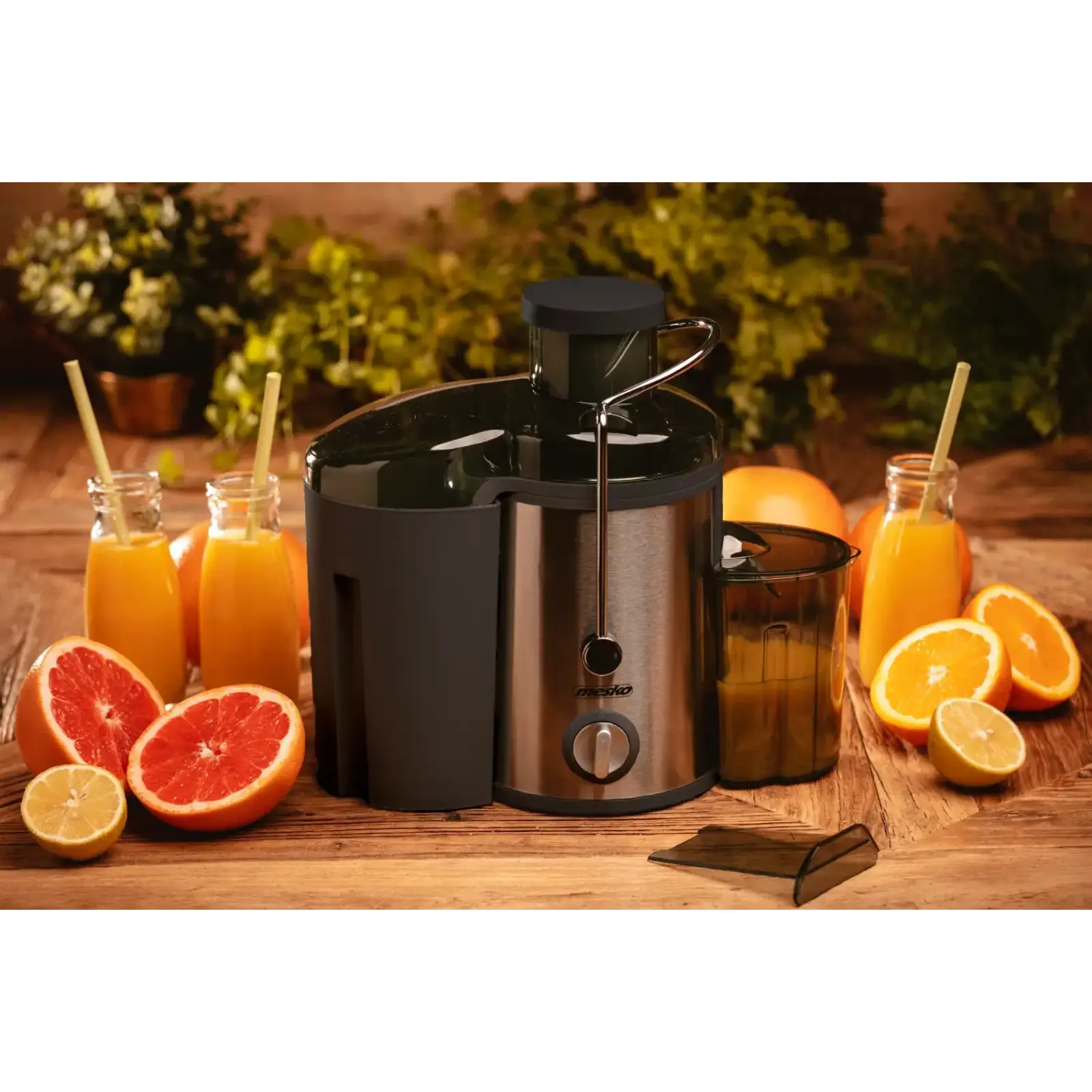 Соковитискач Mesko MS 4126 black 600Вт/ контейнер для соку-0,45л/ контейнер для м'якоті-1,5л (MS4126B) UA