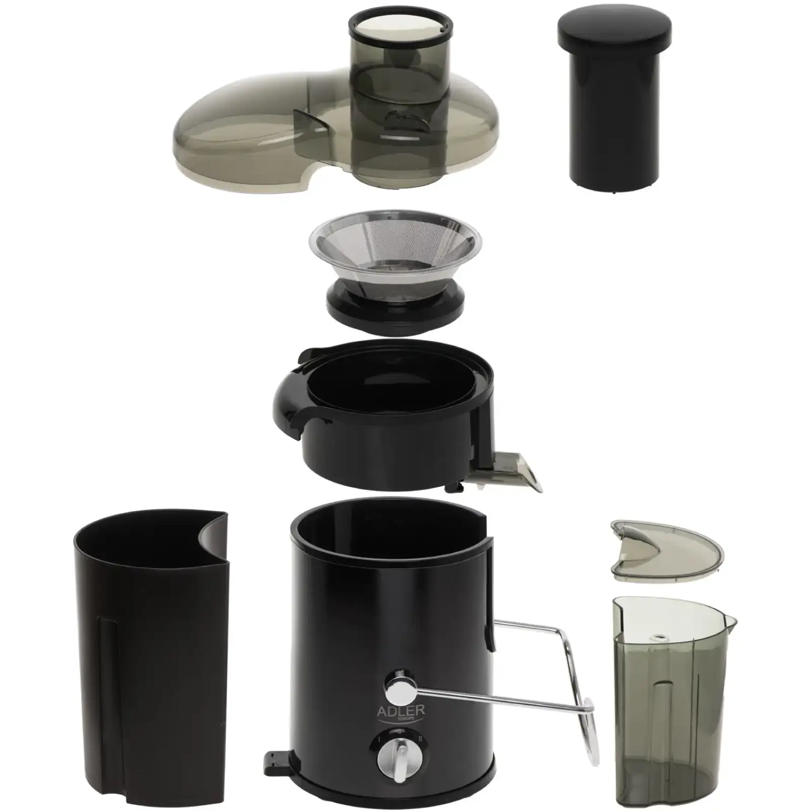 Соковыжималка Adler AD 4132 dark inox (AD4132) UA