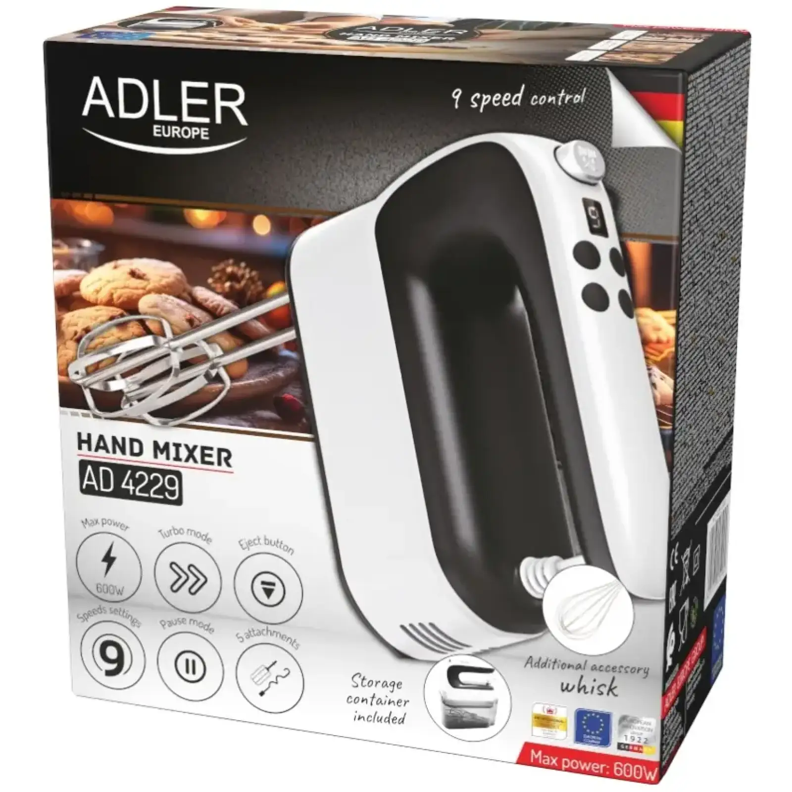 Міксер Adler AD 4229 ручний (AD4229) UA