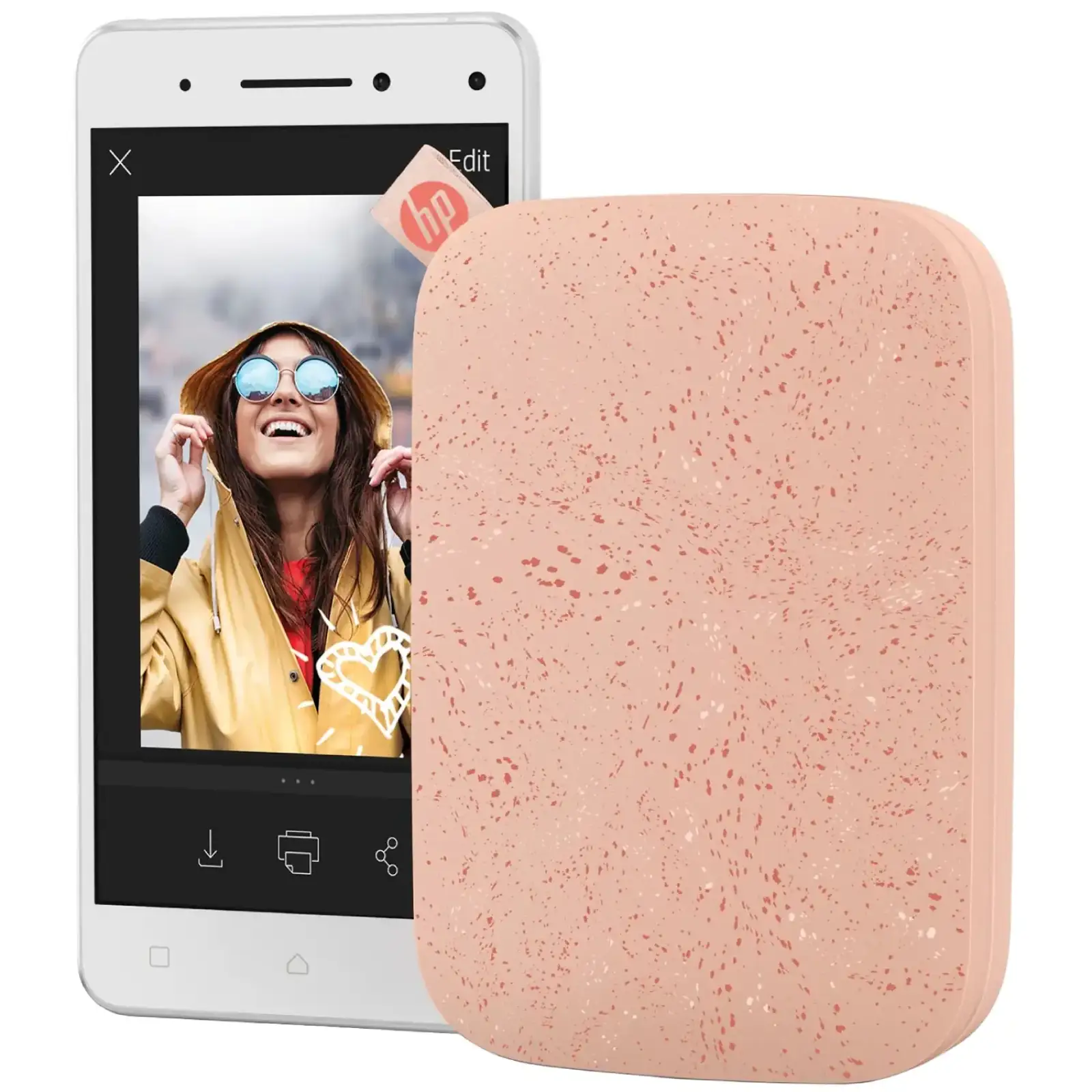 Фотопринтер портативний HP Sprocket Pink (2