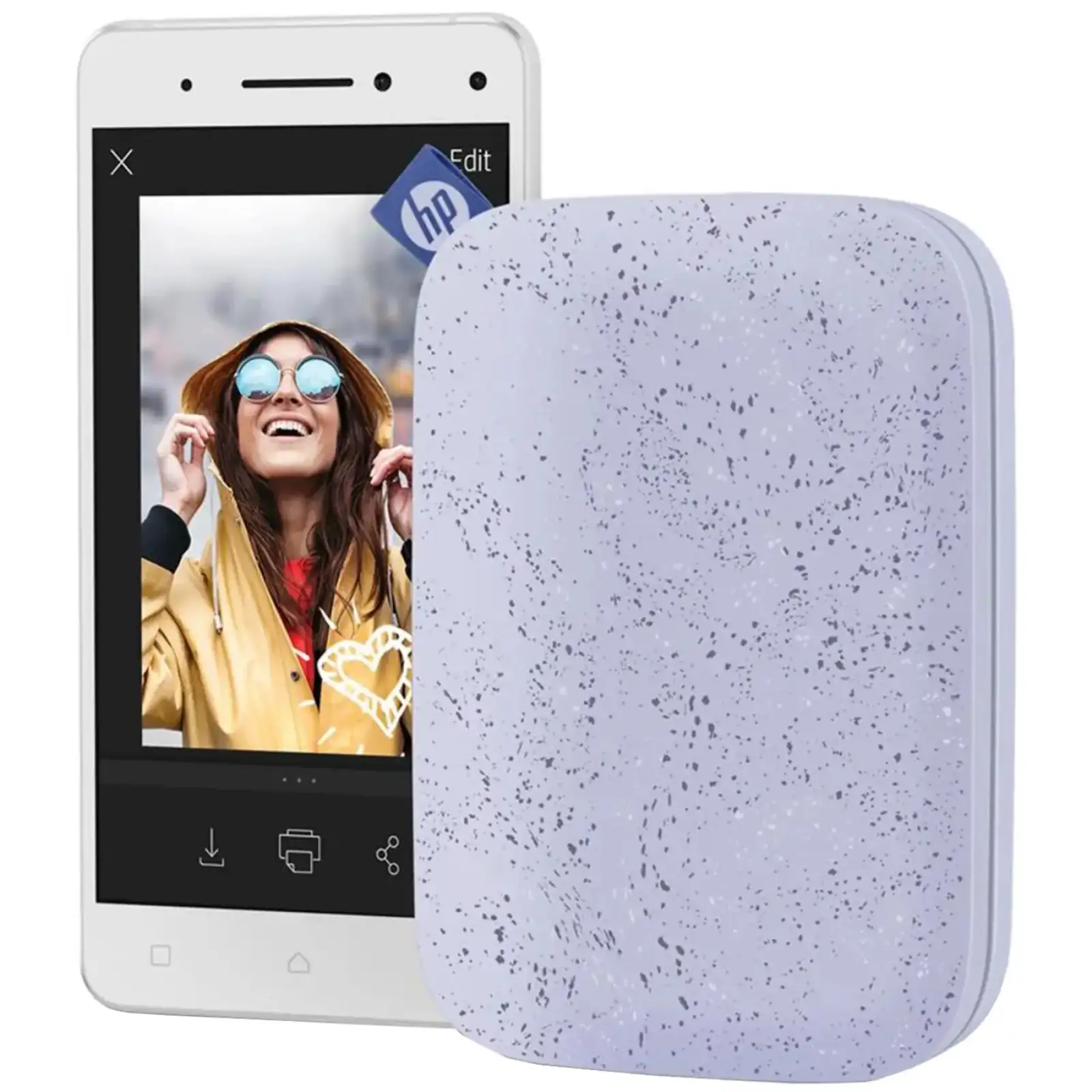 Фотопринтер портативний HP Sprocket Purple (2