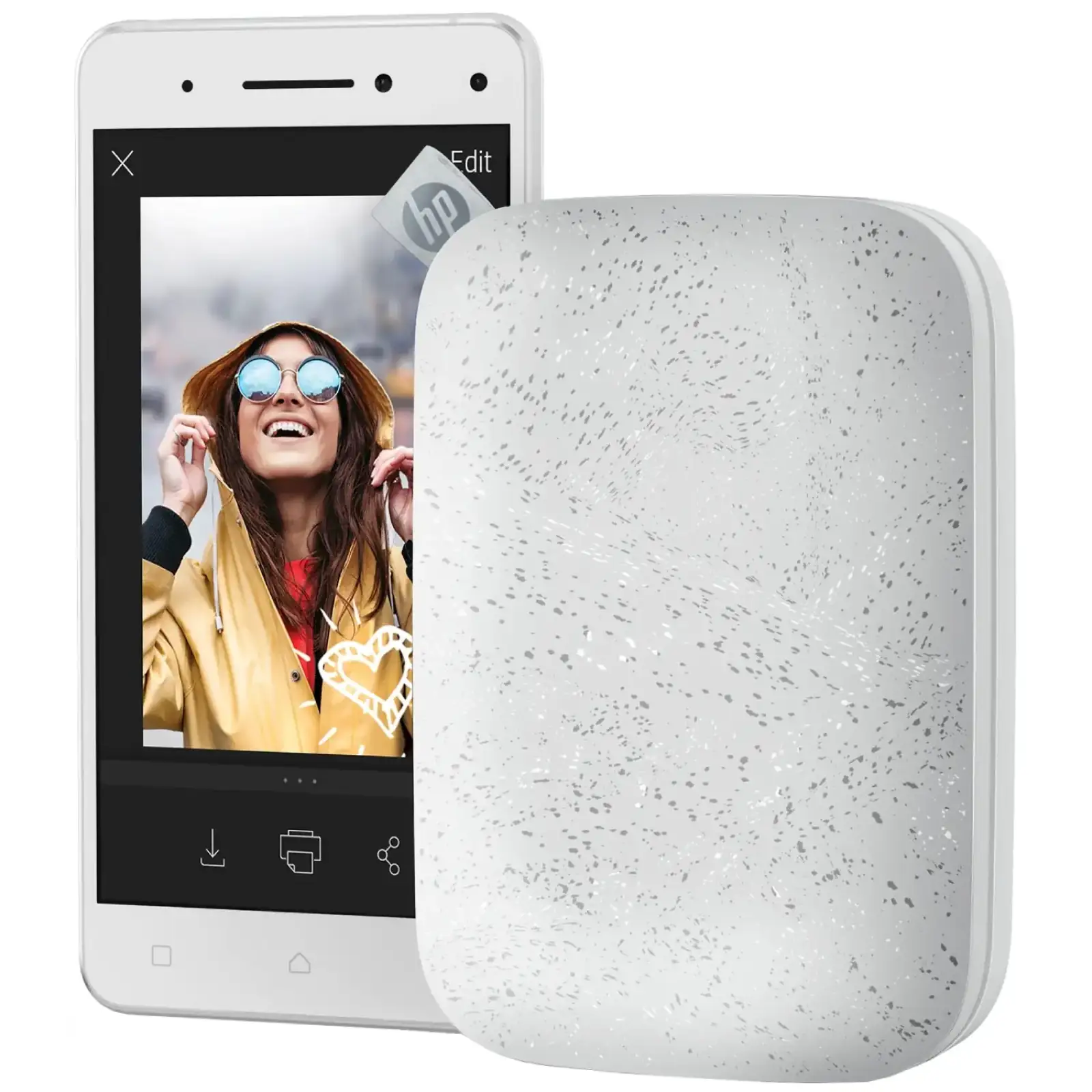 Фотопринтер портативний HP Sprocket White (2