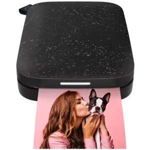 Фотопринтер портативний HP Sprocket Black (2"x3",313x400dpi,Zink, 64MB,Bluetooth, колір чорний) (HPISPB) UA