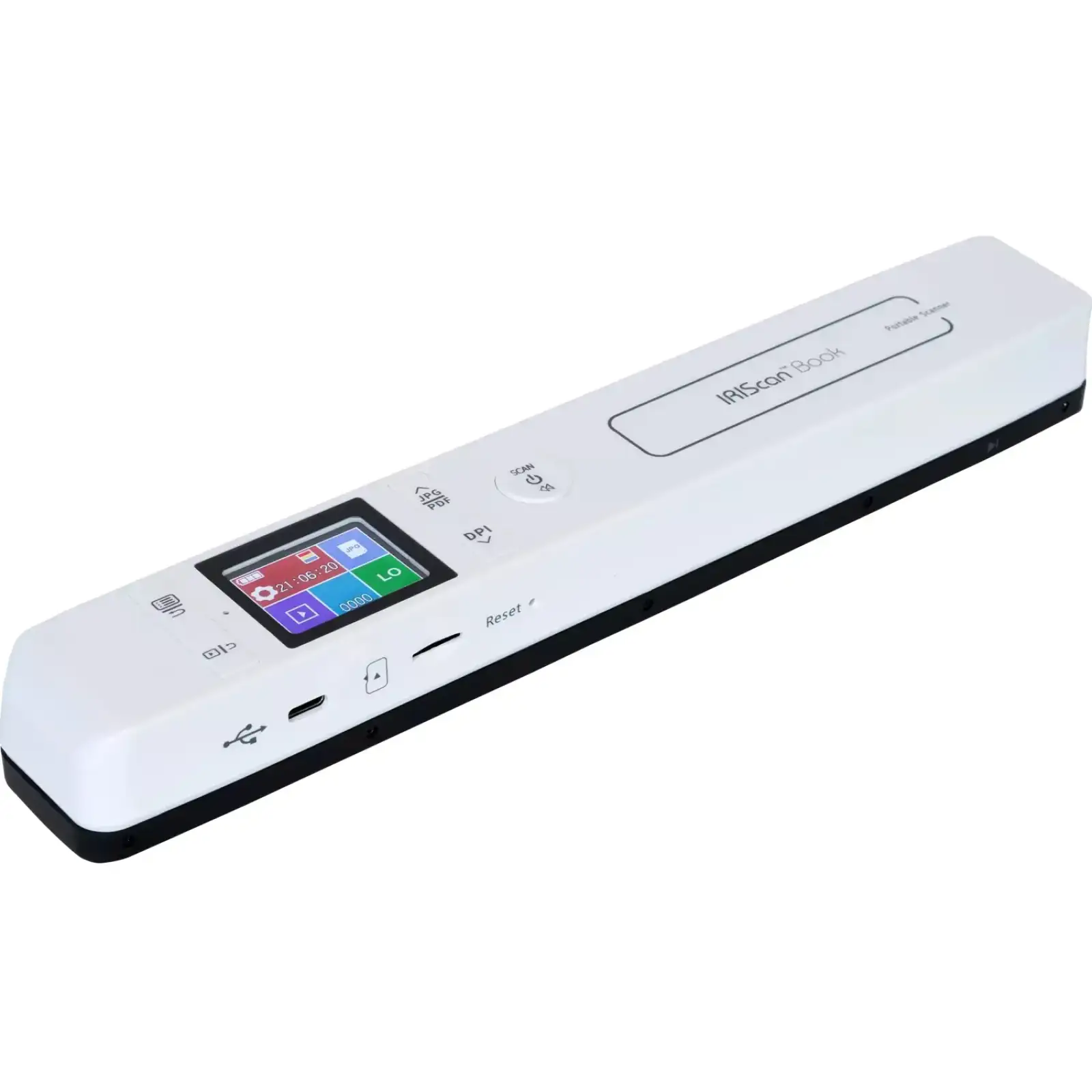 Сканер A4 Canon IRIScan Book 7 Dyslexic (1050dpi, USB, microSD, 15стор/хв, портативний, білий) (464678) UA