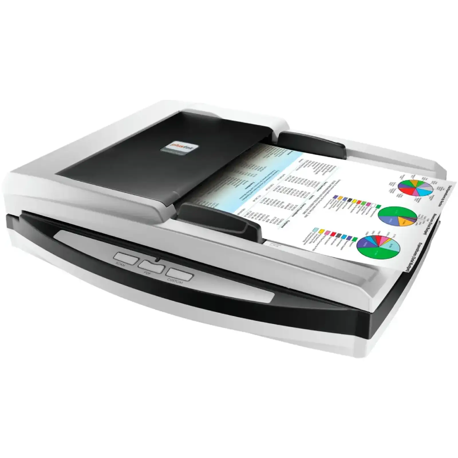 Сканер А4 Plustek SmartOffice PL3060 (1200 dpi, 48 bit, 32 стор/хв, LED, ADF, планшетний, потоковий) (0294TS) UA