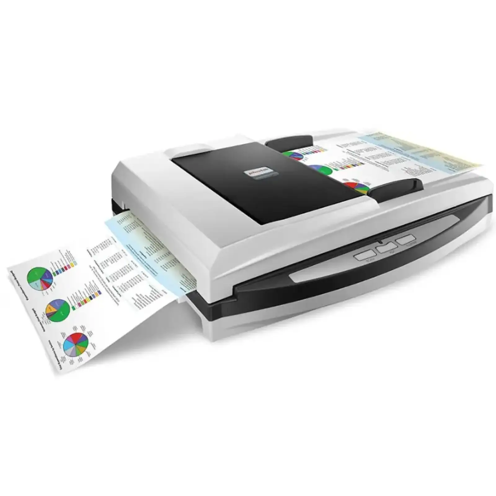 Сканер А4 Plustek SmartOffice PL3060 (1200 dpi, 48 bit, 32 стор/хв, LED, ADF, планшетний, потоковий) (0294TS) UA