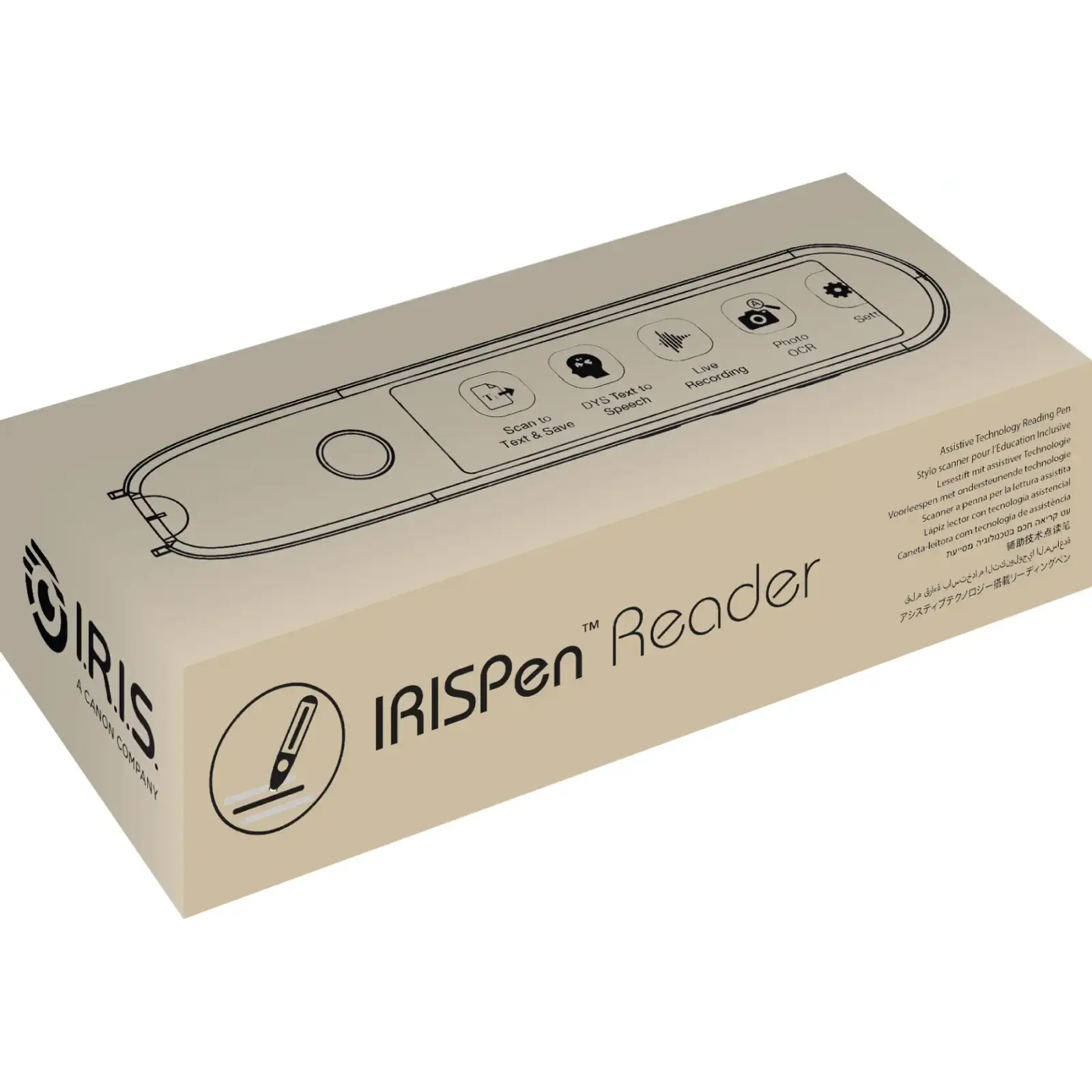 Сканер-ручка Canon IRISPen Reader 8 (USB 1200 mAh RAM 2GB/ROM 16GB мобільна чорно-біла) (463244) UA