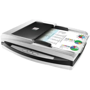 Сканер А4 Plustek SmartOffice PL4080 (1200 dpi, 48 bit, 40 стор/хв,LED, DADF, планшетний, потоковий) (0283TS) UA