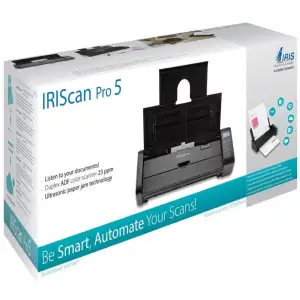 Сканер А4 Canon IRISCan Pro 5 (600x600 dpi, USB, ADF, 23 стор/хв, duplex, протяжний, чорний) (459035) UA