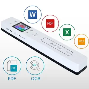 Сканер A4 Canon IRIScan Book 7 (1050dpi, USB, microSD, 15стор/хв, портативний, білий) (464669) UA
