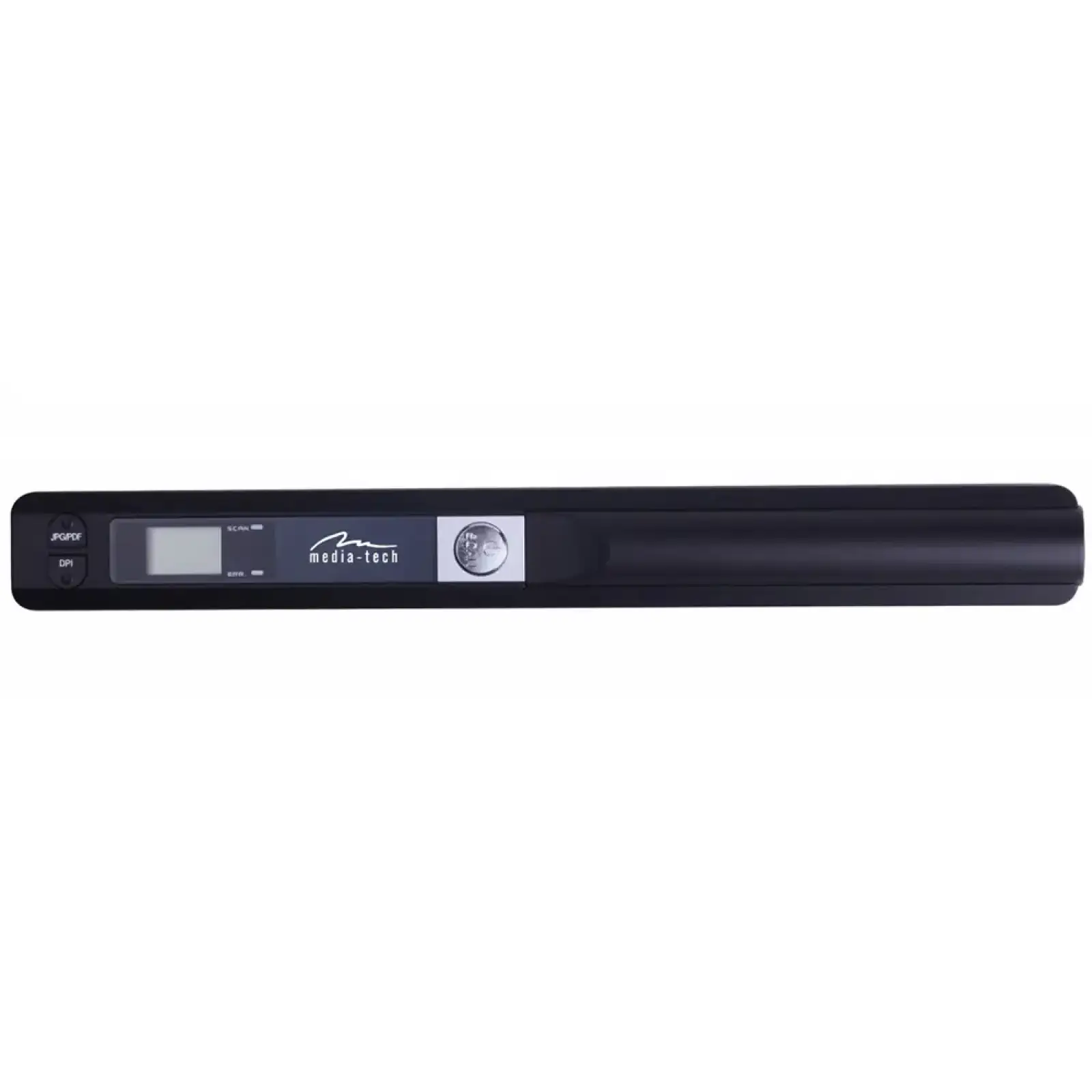 Сканер A4 Media-Tech ScanLine MT4090 (900 dpi, USB, Micro SD, портативний, 2 бат-ки АА, OCR, чорний) UA