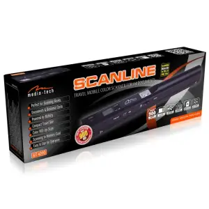 Сканер A4 Media-Tech ScanLine MT4090 (900 dpi, USB, Micro SD, портативний, 2 бат-ки АА, OCR, чорний) UA