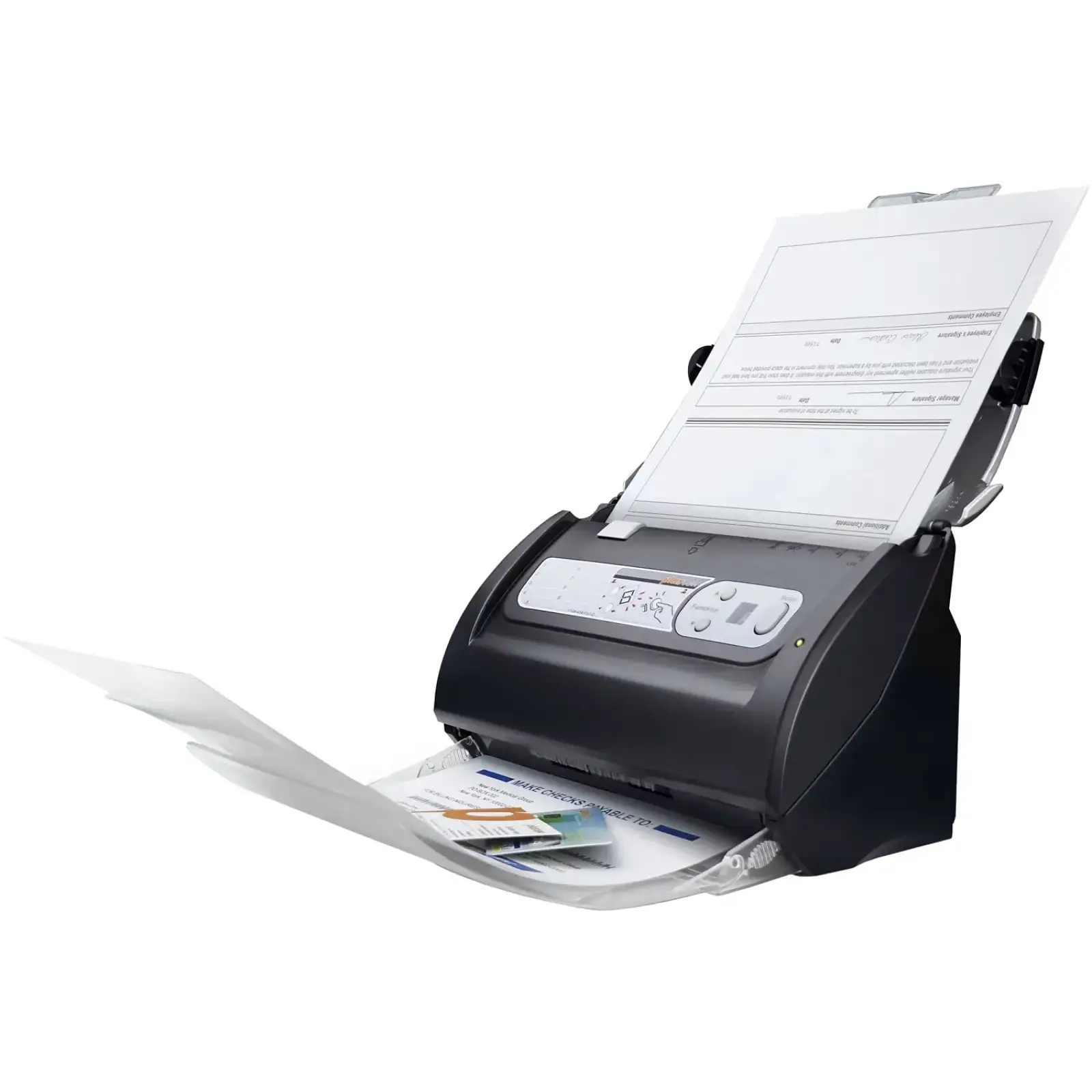 Сканер А4 Plustek SmartOffice PS188 (600x600dpi 48bit 30стор/хв ADF LED протяжний потоковий) (0289TS) UA