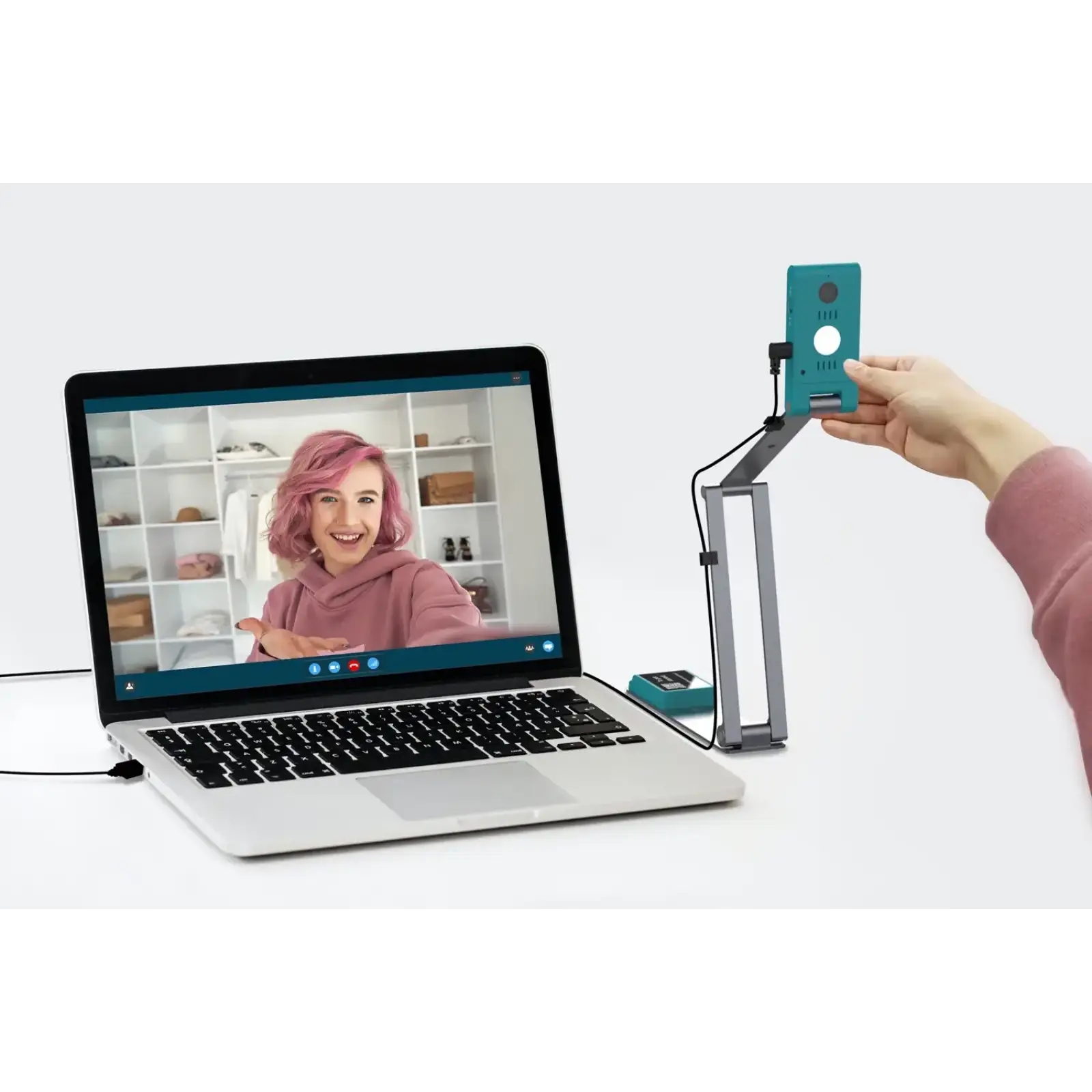 Сканер A3 Canon IRIScan Visualizer 7 (13MP 4K UltraHD MIC 4-in-1 USB книжковий блакитний) (464412/4430V326) UA