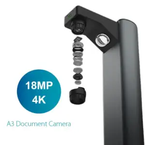 Сканер A3 Canon IRIScan Desk 7 Pro (85MP, 600dpi, 4912x3680, 4K Camera, USB, книжковий, чорний) (464415/4430V330) UA