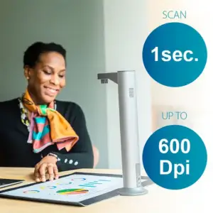 Сканер A3 Canon IRIScan Desk 7 Pro (85MP, 600dpi, 4912x3680, 4K Camera, USB, книжковий, чорний) (464415/4430V330) UA