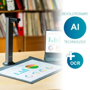 Сканер A3 Canon IRIScan Desk 7 Pro (85MP, 600dpi, 4912x3680, 4K Camera, USB, книжковий, чорний) (464415/4430V330) UA