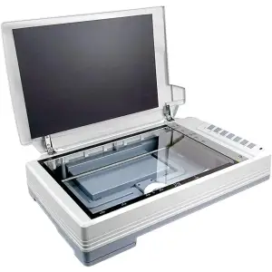 Сканер А3 Plustek OpticPro A320E (800x800dpi 48bit 7,7стор/хв планшетний сірий) (0309TS) UA
