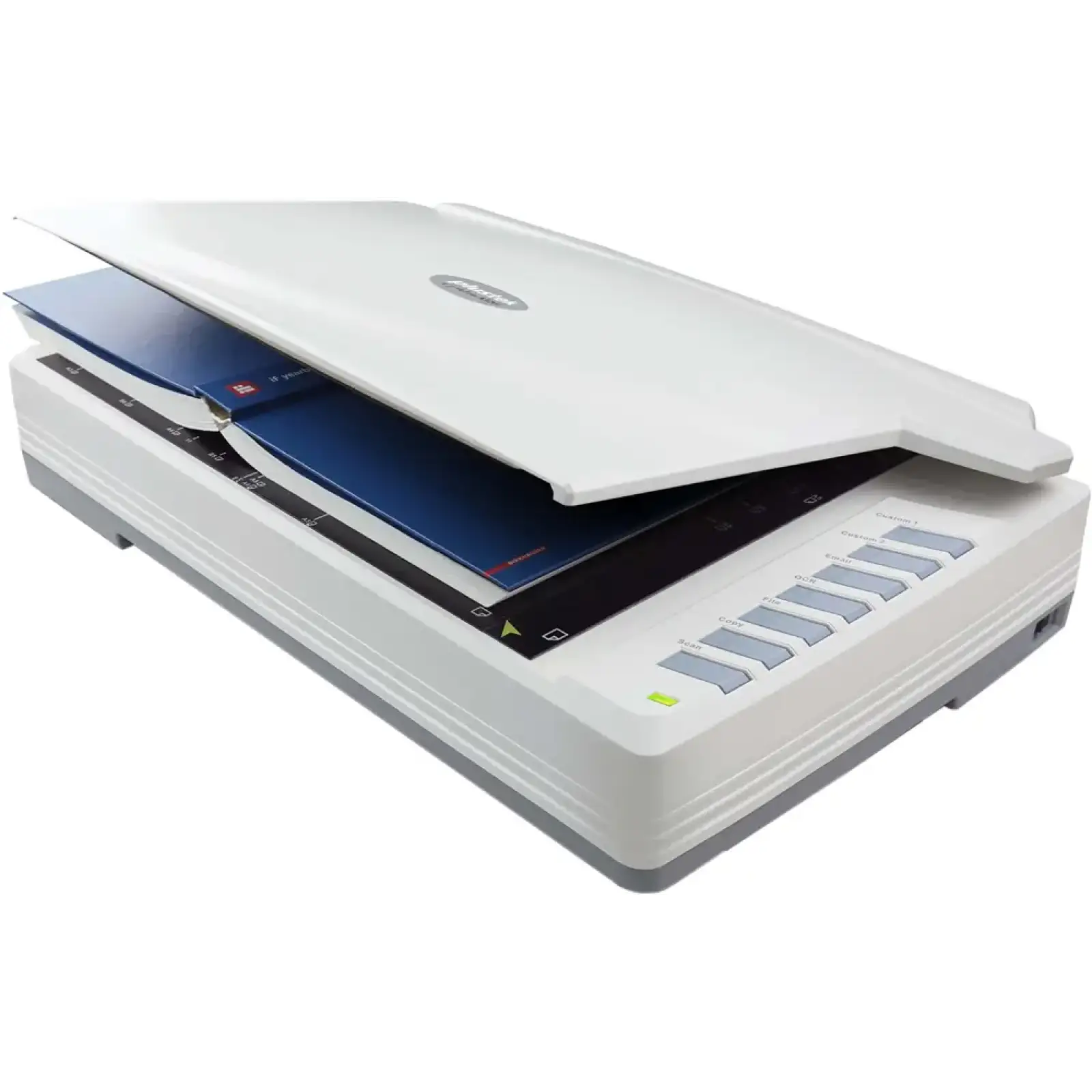 Сканер А3 Plustek OpticPro A320E (800x800dpi 48bit 7,7стор/хв планшетний сірий) (0309TS) UA