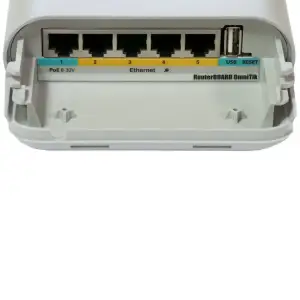 Точка доступу Mikrotik RB OmniTIK UPA-5HnD, 7.5dBi Integrated AP, 5Ghz Dual chain, 5xEthern (RBOmnitikUPA-5HnD) UA
