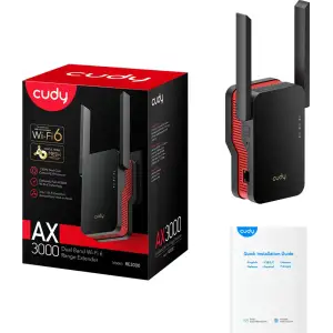 Підсилювач Wi-Fi сигналу Cudy RE3000 AX3000 WiFi 6 Mesh Repeater UA