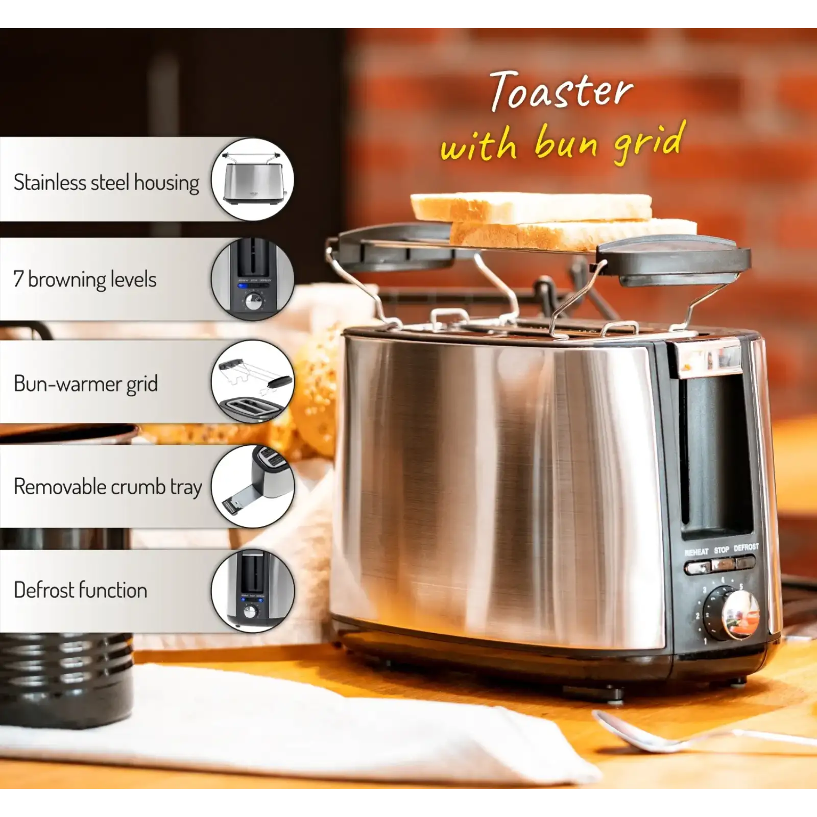 Тостер Adler AD 3214 (AD3214) UA