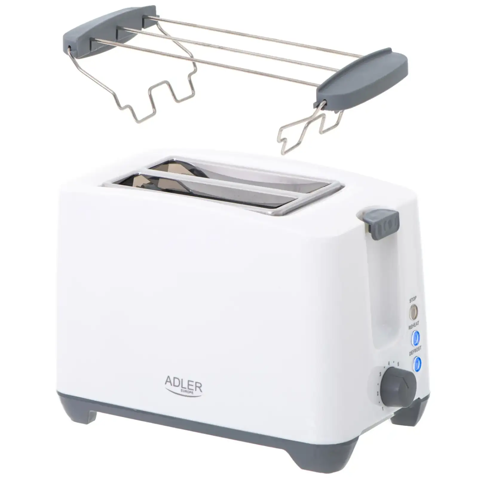 Тостер Adler AD 3216 white (AD3216) UA