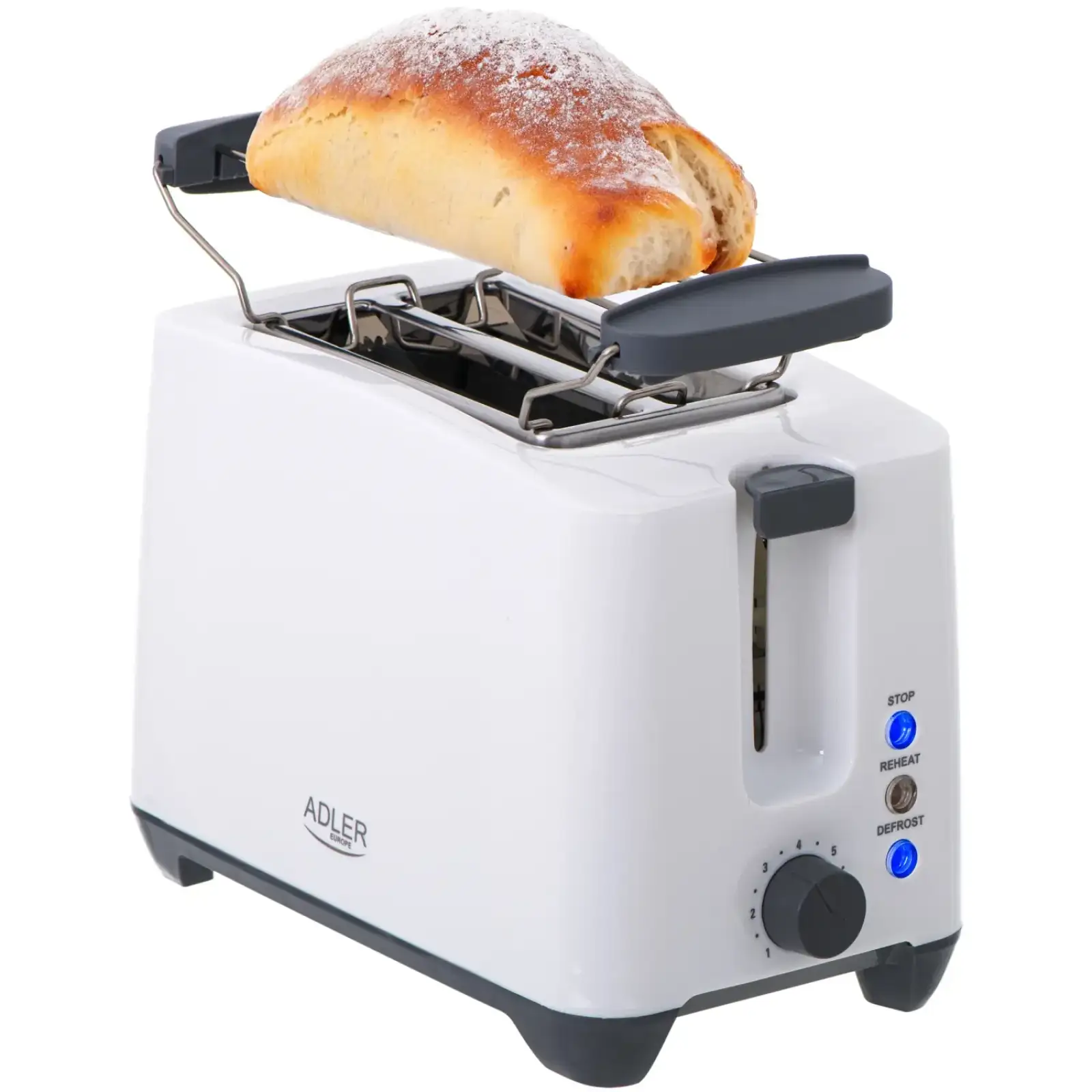 Тостер Adler AD 3216 white (AD3216) UA