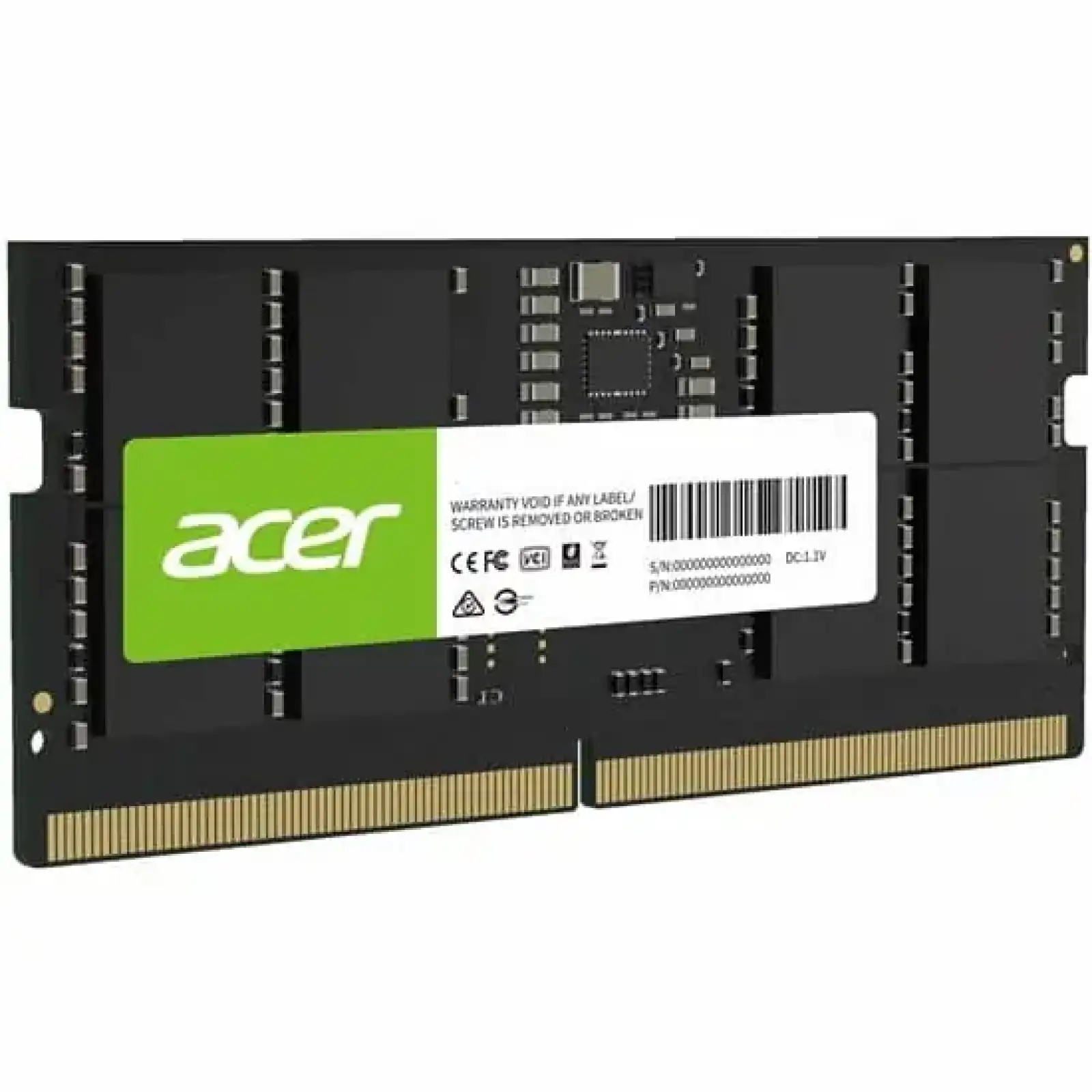 Модуль пам'яті SoDIMM 32Gb DDR5 5600 MHz Acer SD200, Retail (BL.9BWWA.419) UA