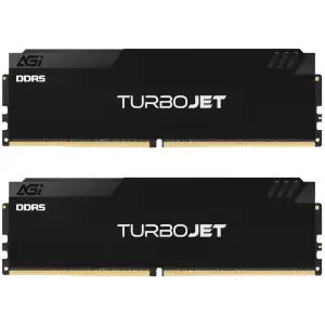 Модуль пам'яті AGI 32 GB (2x16GB) DDR5 6000 MHz TurboJet Black (AGI6AWT16UD858-DR) UA