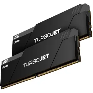 Модуль пам'яті AGI 32 GB (2x16GB) DDR5 6000 MHz TurboJet Black (AGI6AWT16UD858-DR) UA