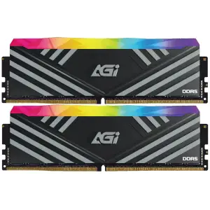 Модуль пам'яті AGI 32 GB (2x16GB) DDR5 6000 MHz TurboSprint RGB Black (AGI6CSJ16UD858-DC) UA